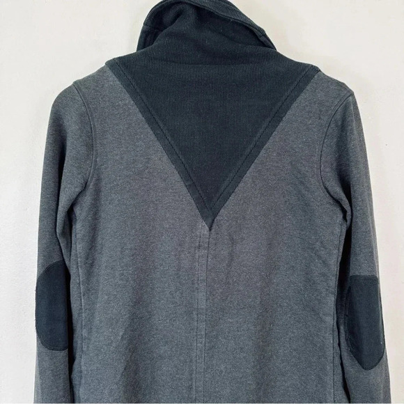 Lululemon Gratitude Wrap Elbow Patch Heathered Gray Jacket - Picture 10 of 12